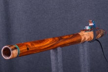 Mun Ebony Burl Native American Flute, Minor, Low D-3, #S1K (7)